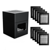 Cendrier Purificateur Noir - 10 Filtres