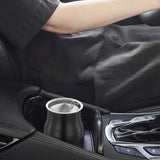 Cendrier voiture en inox argent