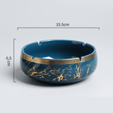 Cendrier en Céramique Bleu