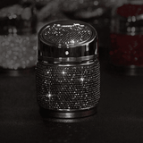 Cendrier en Cristal Noir