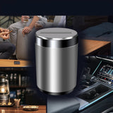 Cendrier Poussoir Portable Argent – Élégance et Fonctionnalité au Quotidien