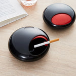 Cendrier design minimaliste noir