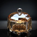 Cendrier en verre multifonction or