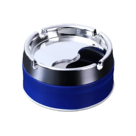 Cendrier extérieur pour jardin bleu