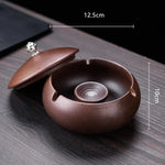 Cendrier marocain artisanal marron