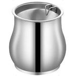 Cendrier voiture en inox argent