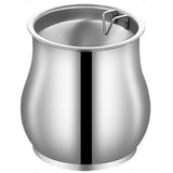 Cendrier voiture en inox argent