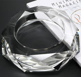 Cendrier en verre nordique populaire transparent