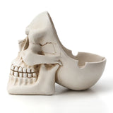 Cendrier vintage sculpté blanc