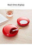 Cendrier design minimaliste rouge