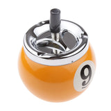 Cendrier poussoir décoratif boule de billard
