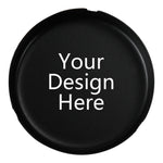Cendrier design en métal noir