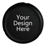 Cendrier design en métal noir