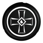 Cendrier design en métal noir