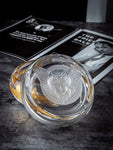 Cendrier en verre de cristal de tete de meduse