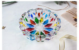 Cendrier en verre coloré