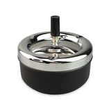 Cendrier poussoir en inox
