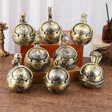 Cendrier design industriel or