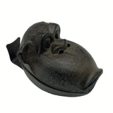 cendrier vintage gorille en bois