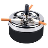 Cendrier poussoir en inox 2