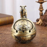 Cendrier design industriel or