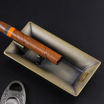 Cendrier vintage en cuivre bronze