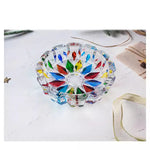 Cendrier en verre coloré