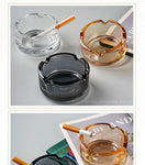 Cendrier en verre sans plomb or