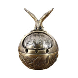 Cendrier design industriel or