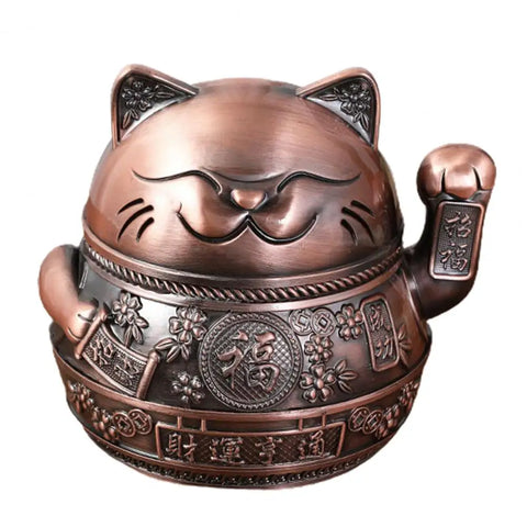 cendrier vintage style bronze antique