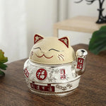 cendrier vintage style rouge antique  