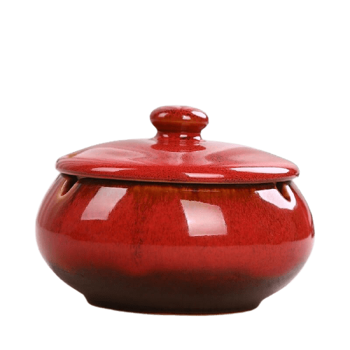 Cendrier Marocain Géant rouge - 22 cm OOTB